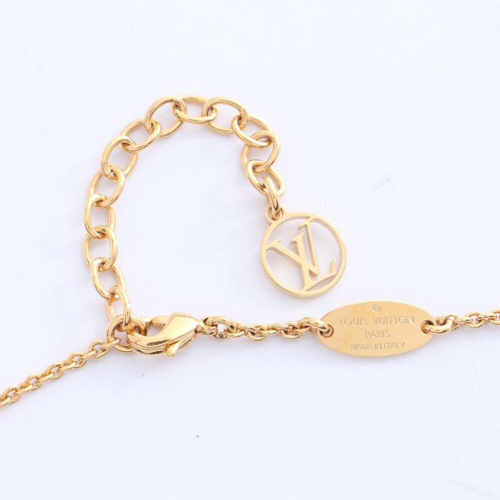 LOUIS VUITTON Gold Necklace - Picture 4 of 6